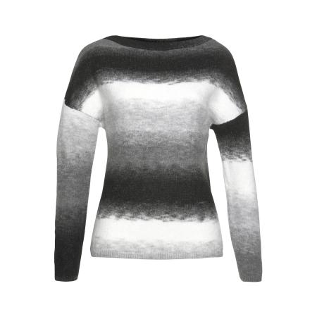 VIVANCE VIVANCE Trui grijs gemêleerd / zwart / wit