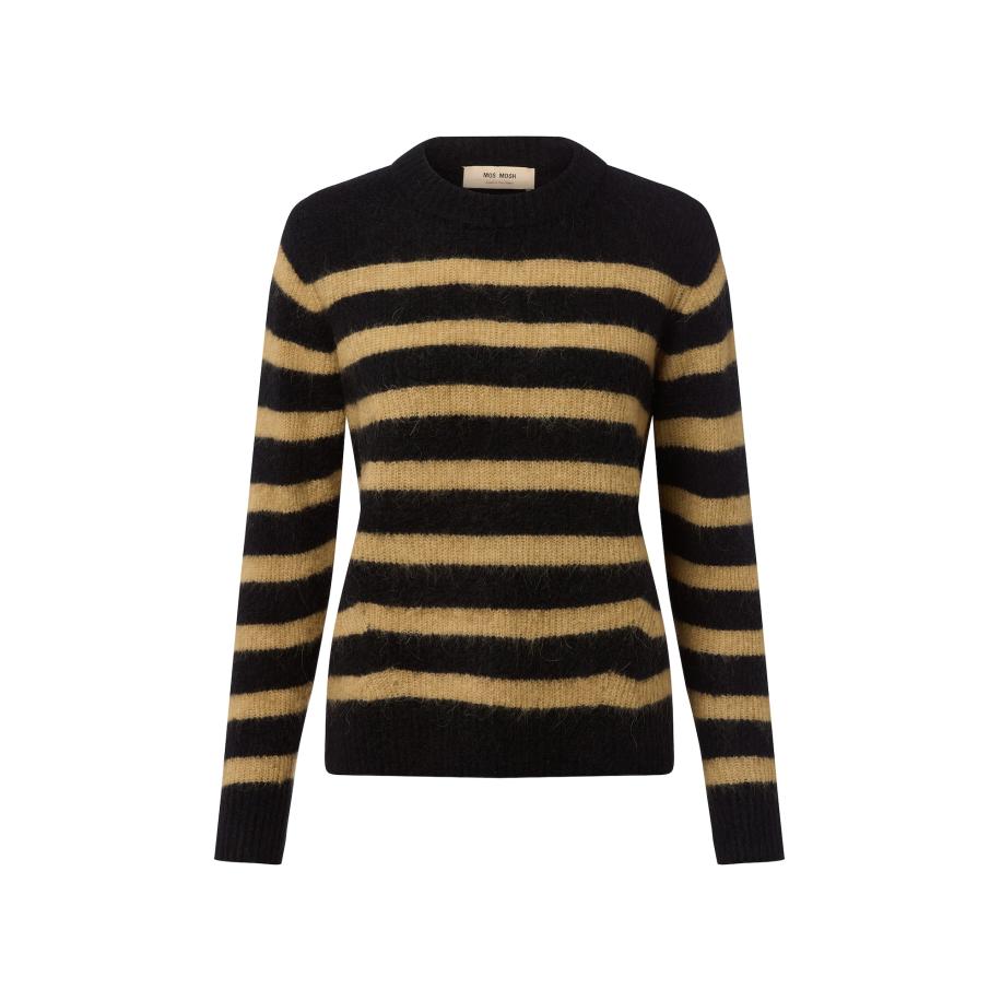 Mos Mosh MOS MOSH Trui MMThora camel / zwart -