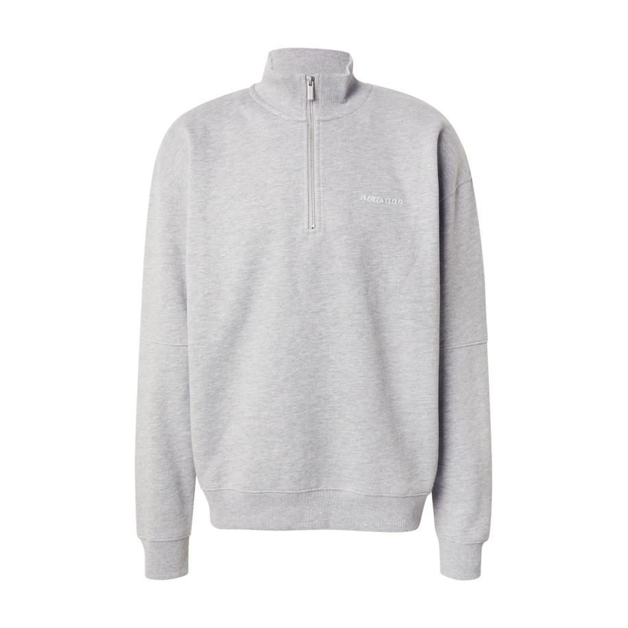 Pegador Pegador Sweatshirt grijs gemêleerd / wit -