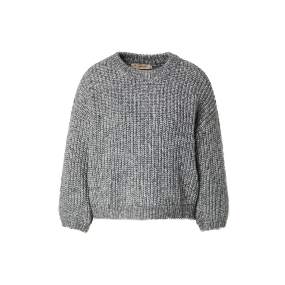 Peppercorn Trui Cori grijs gemêleerd Grijs