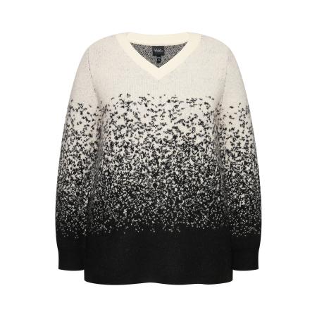 Ulla Popken Ulla Popken Trui grijs / zwart / wit