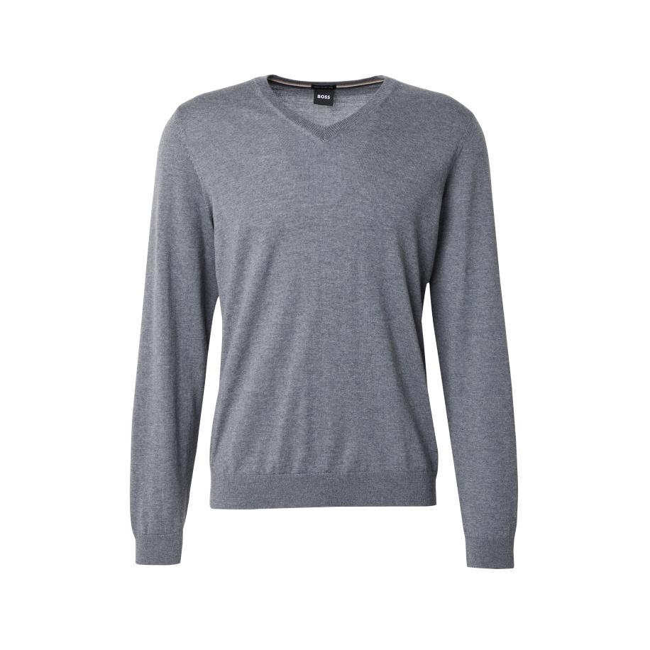 Hugo Boss BOSS Trui Melba grijs gemêleerd -