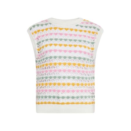 ebeeza ebeeza Trui geel / pastelgroen / rosa / natuurwit