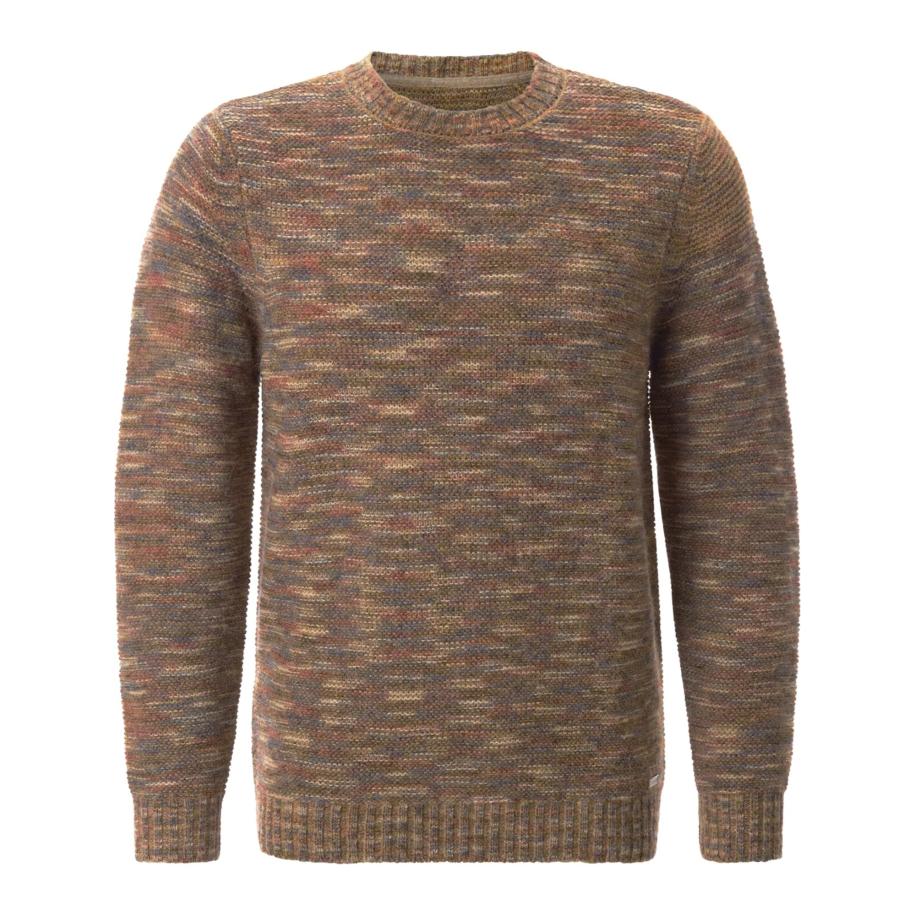 BABISTA BABISTA Trui Rosaletto donkerblauw / sepia / roestrood / wit -