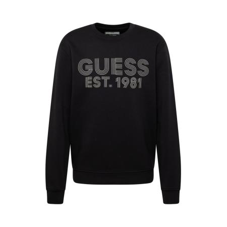 GUESS Sweatshirt Beau grijs / zwart