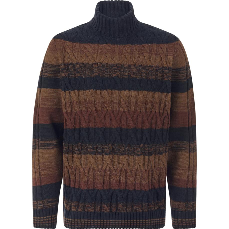 BABISTA BABISTA Trui Vannigito navy / bruin / donkerrood -