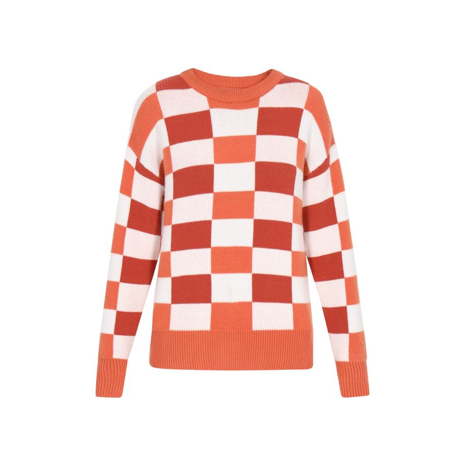 Swirly swirly Trui Back To School oranje / kreeft / wit -