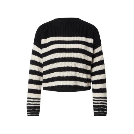 Herrlicher Herrlicher Trui Tiena zwart / natuurwit