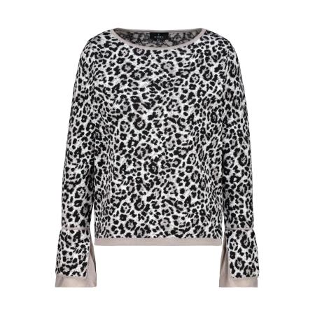 Monari monari Trui beige / greige / zwart