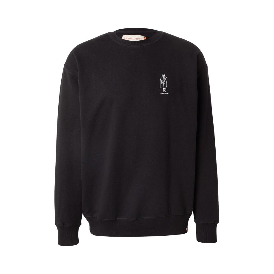 Revolution Revolution Sweatshirt zwart / wit -