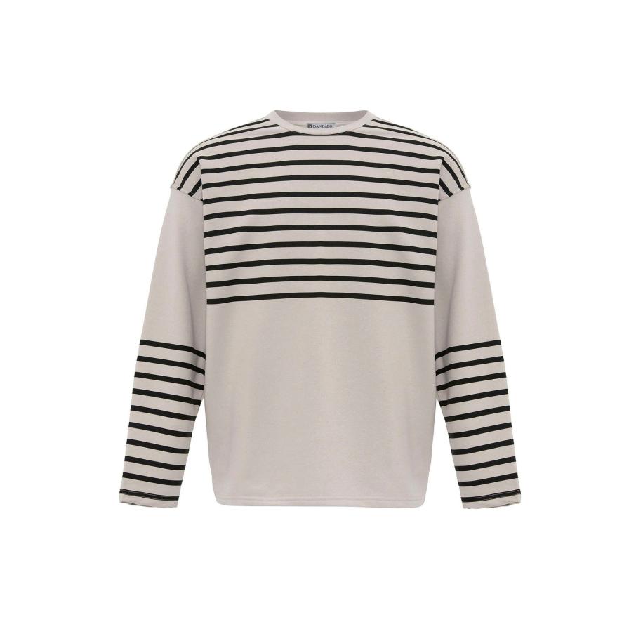 Dandalo Dandalo Sweatshirt lichtgrijs / zwart -