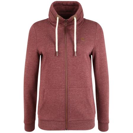 Oxmo Oxmo Sweatvest Vicky bordeaux / wit