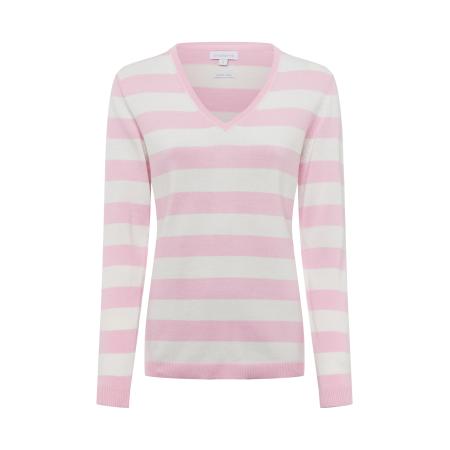 Brookshire Trui pink / wit