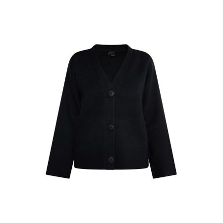 DreiMaster DreiMaster Klassik Gebreid vest Casnagie zwart