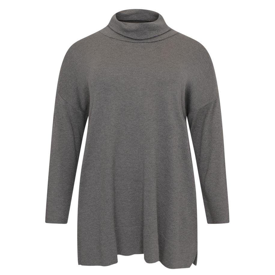 Yoek YOEK Trui Cosy stone grey -