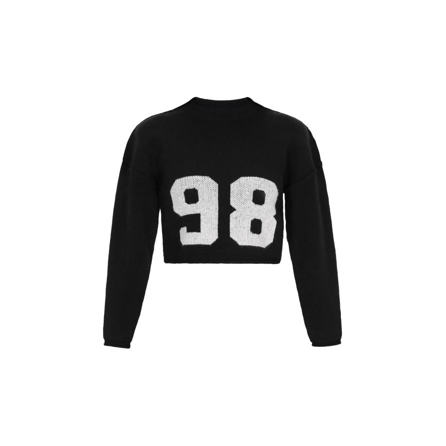 MYMO MYMO Trui zwart / wit -