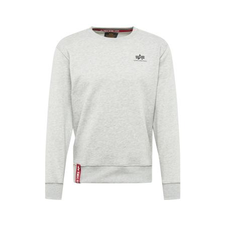 Alpha Industries ALPHA INDUSTRIES Sweatshirt grijs gemêleerd / rood / zwart