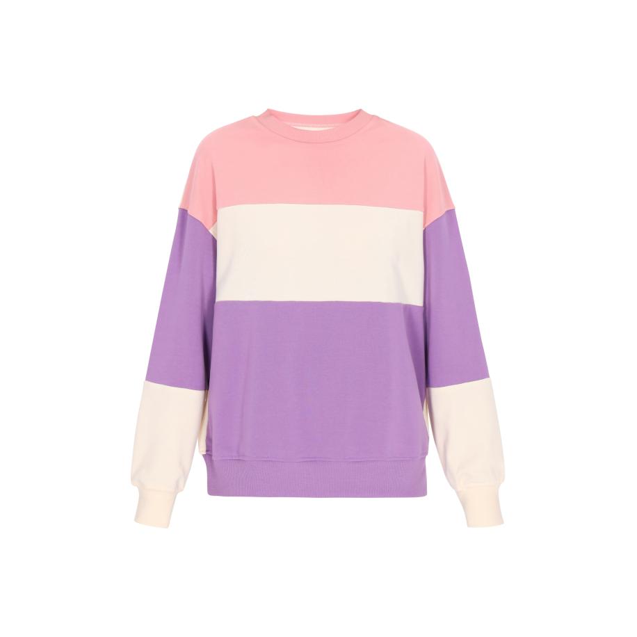 MYMO MYMO Sweatshirt Back To School crème / lila / oudroze -