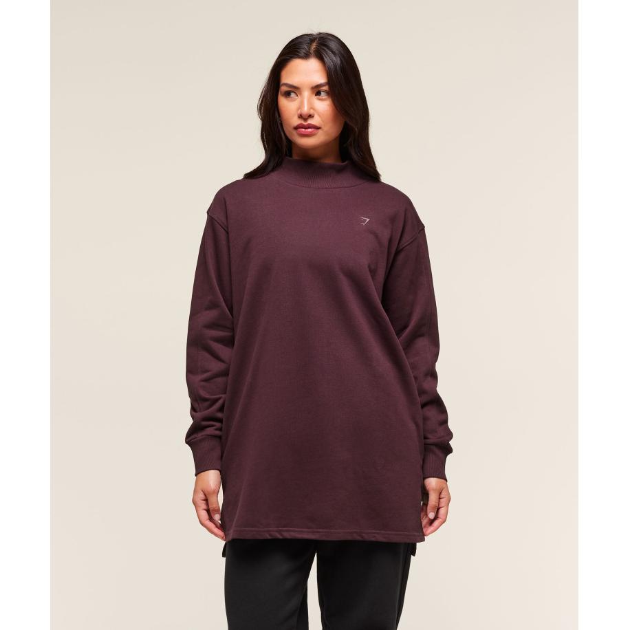 Gymshark Covered Pullover Cherry Purple Paars