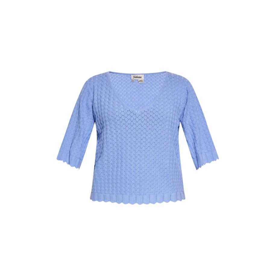 Sidona Sidona Trui duifblauw -