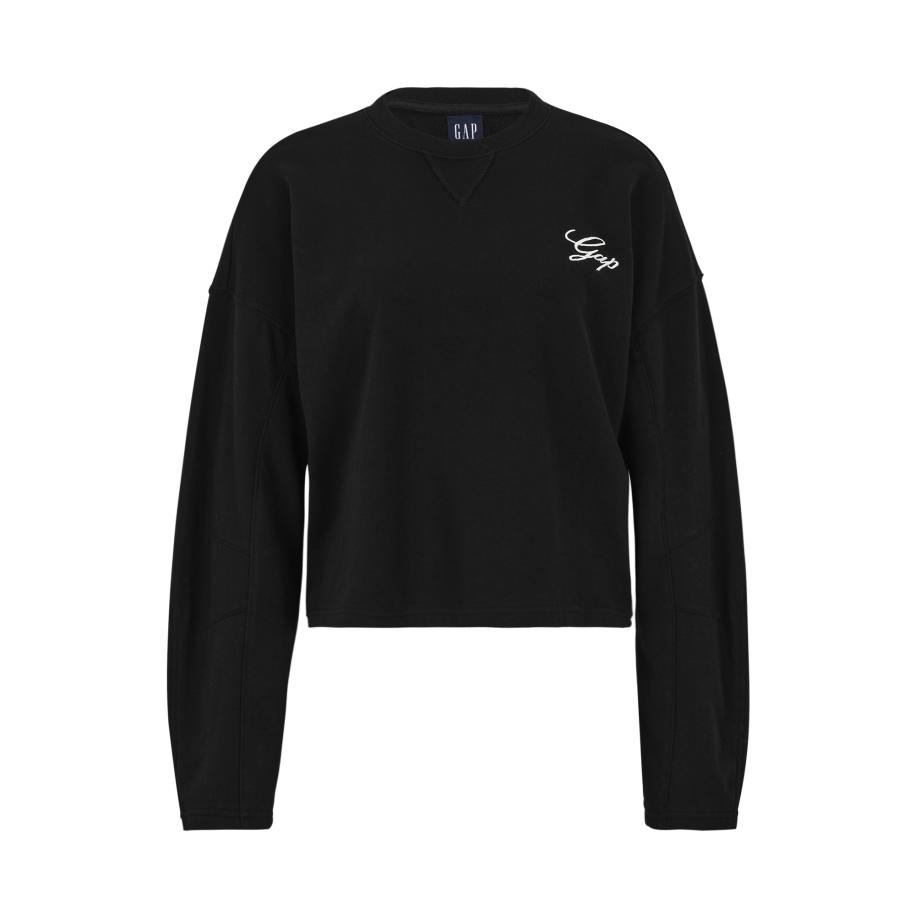 GAP Gap Tall Sweatshirt zwart / wit -