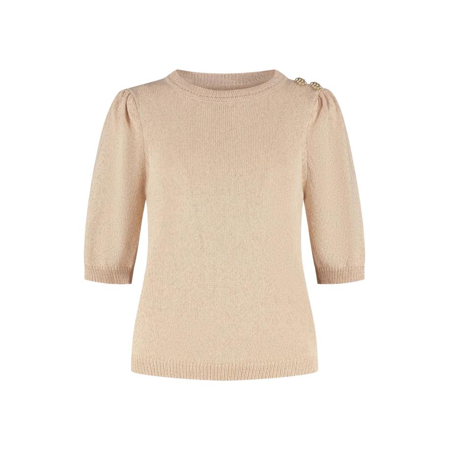 Amaya Amsterdam Rose Beige Knitwear Bruin