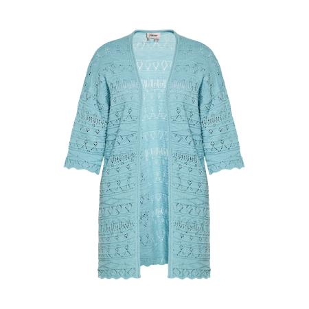 Sidona Sidona Gebreid vest hemelsblauw