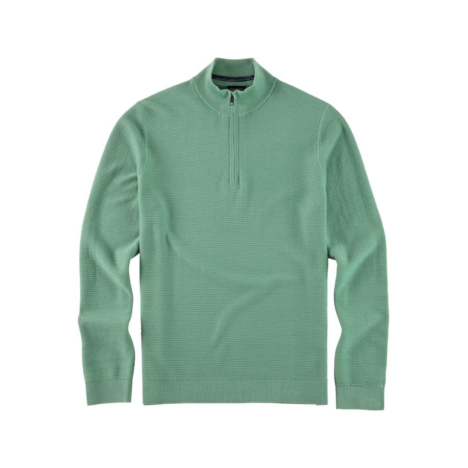 OLYMP Casual Trui smaragd, Gestructureerd Blauw