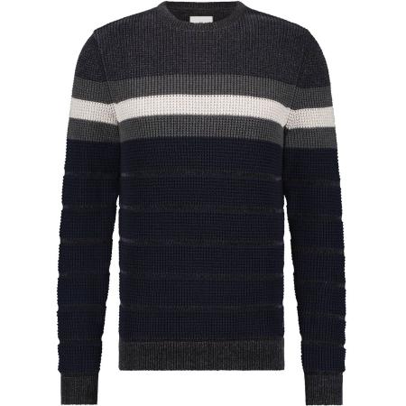 State Of Art Trui Streep Navy