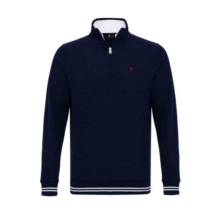 Williot Williot Trui navy / wit