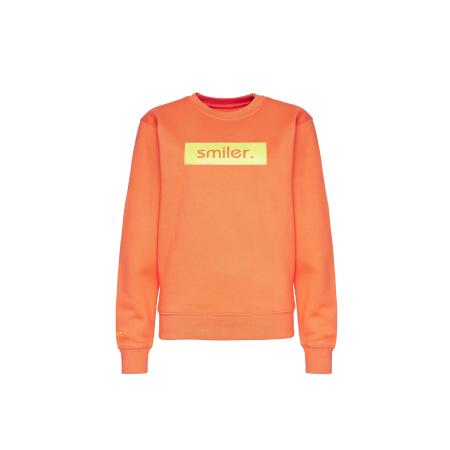 smiler. Sweatshirt oranje
