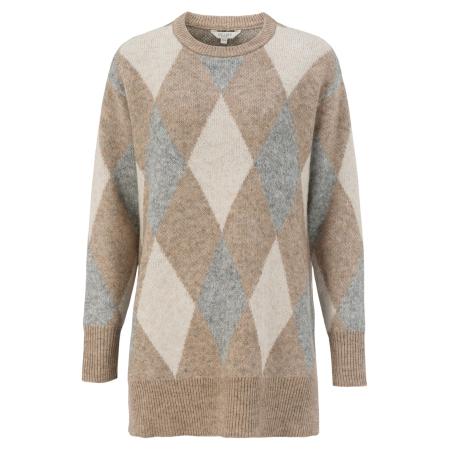 Cellbes of Sweden Cellbes of Sweden Oversized trui crème / beige gemêleerd / grijs gemêleerd