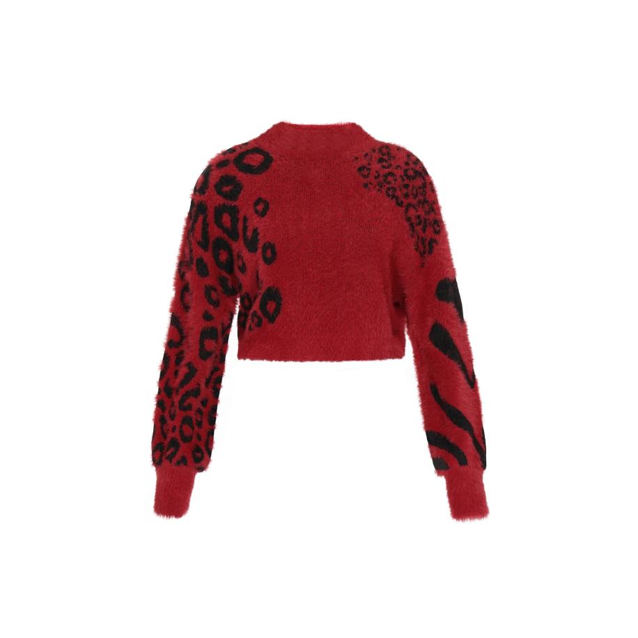 MYMO myMo ROCKS Trui bourgogne / zwart -