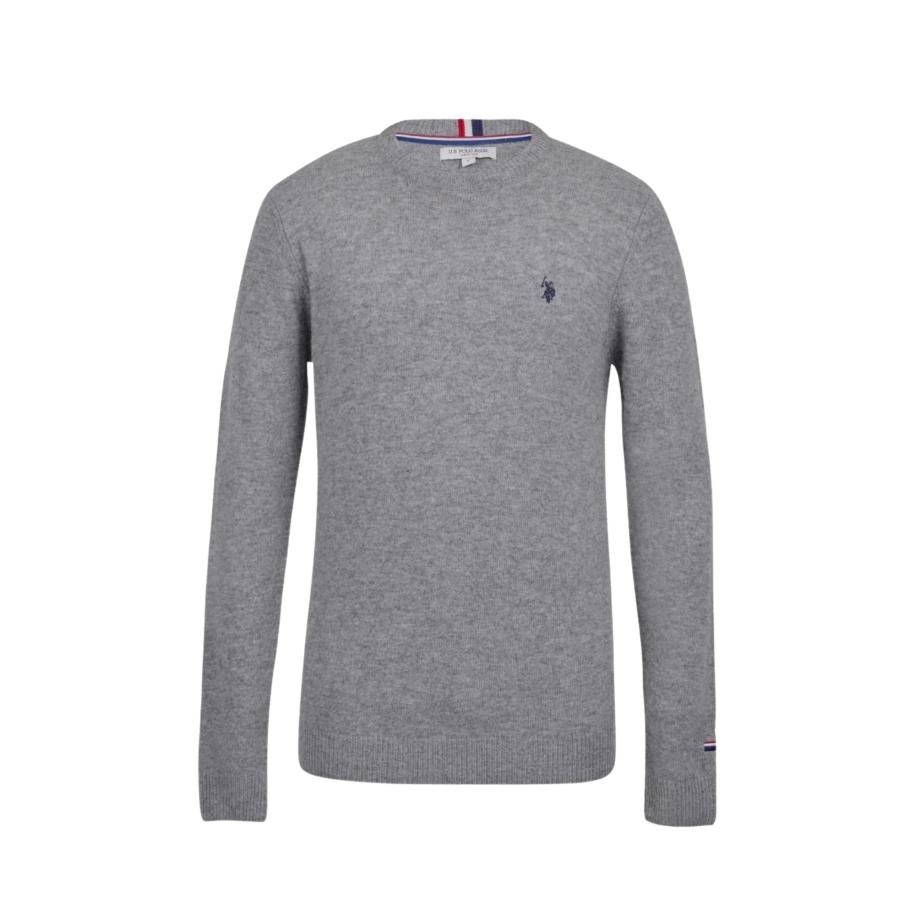 U.S. Polo Assn. U.S. POLO ASSN. Trui Ketil grijs gemêleerd -