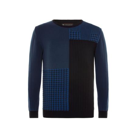 Cipo & Baxx CIPO & BAXX Trui donkerblauw / zwart
