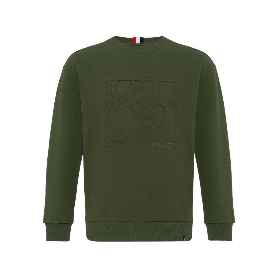 Williot Williot Sweatshirt kaki / olijfgroen -