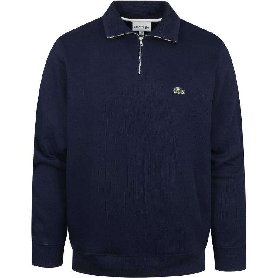 Lacoste Pullover Zipper Donkerblauw Blauw
