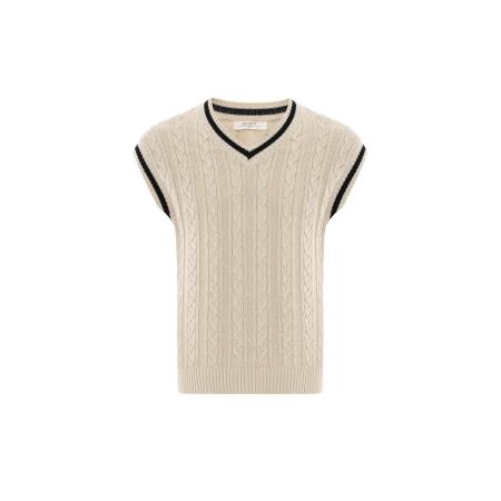 Antioch Antioch Trui stone grey / zwart