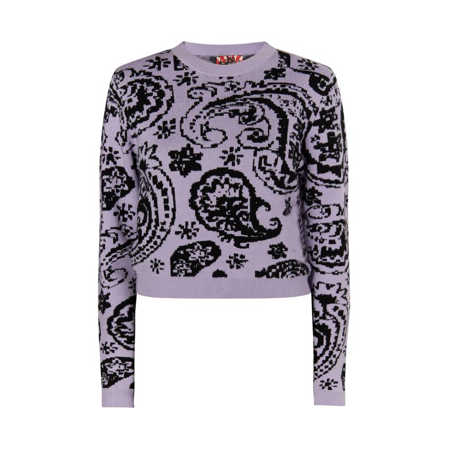 MYMO myMo ROCKS Trui Blonda lila / zwart -