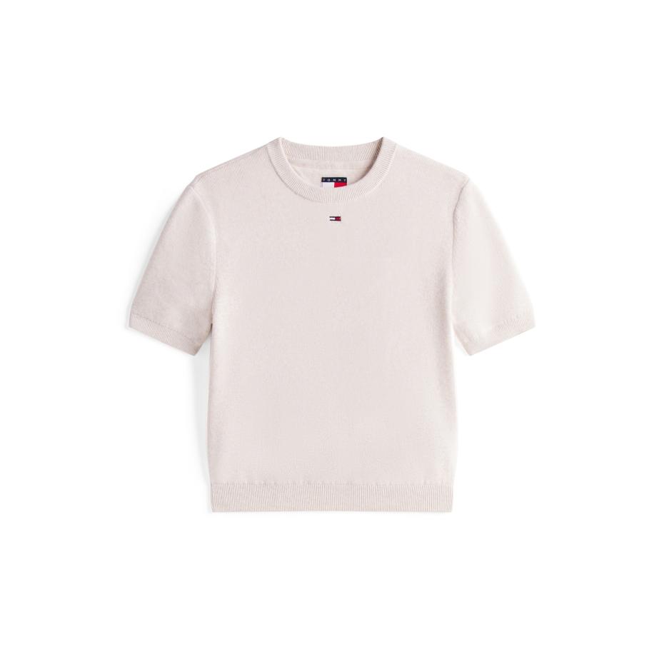 Tommy Jeans Tommy Jeans Sweatshirt ESSENTIAL lichtbeige / navy / rood / wit -