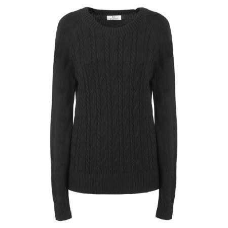 Influencer Influencer Trui Cable zwart