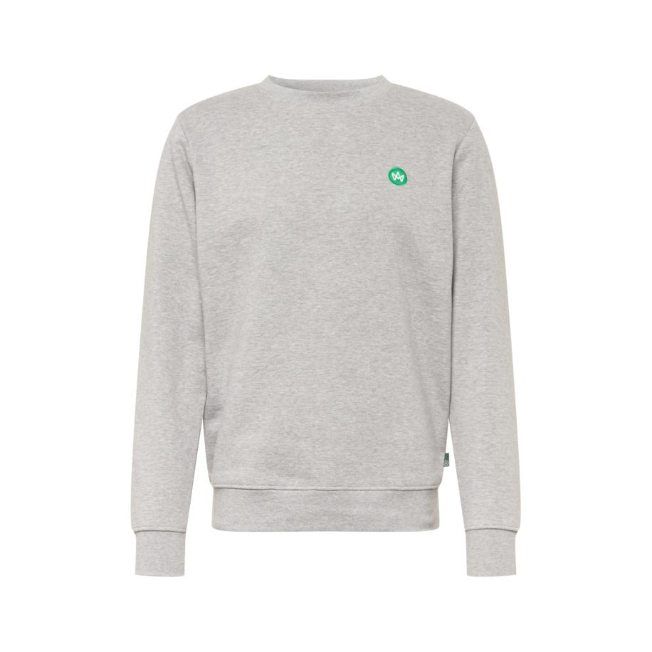 Kronstadt Kronstadt Sweatshirt grijs gemêleerd / grasgroen -