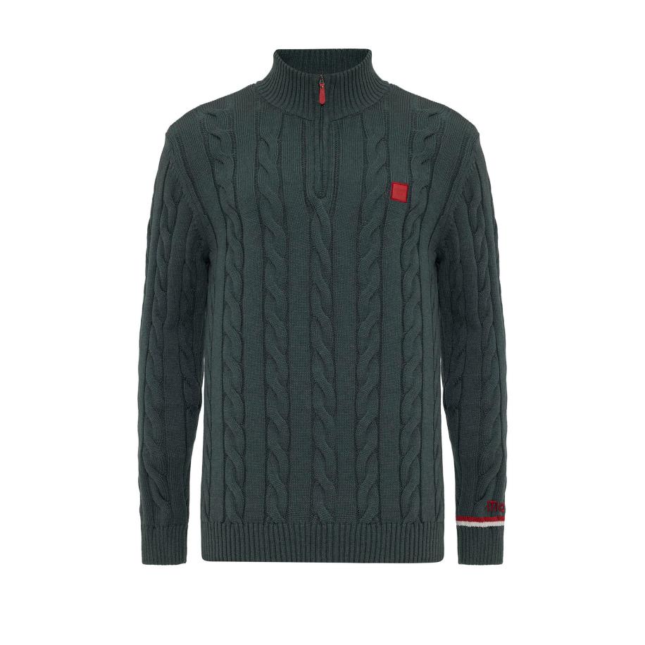 Moxx Paris Moxx Paris Trui petrol / rood / wit -