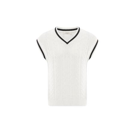 Antioch Antioch Trui zwart / offwhite