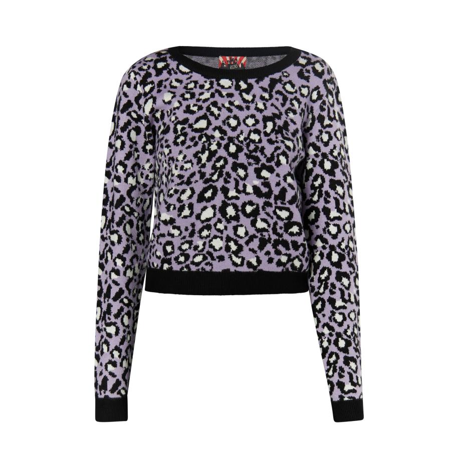 MYMO myMo ROCKS Trui Ucy turquoise / lila -