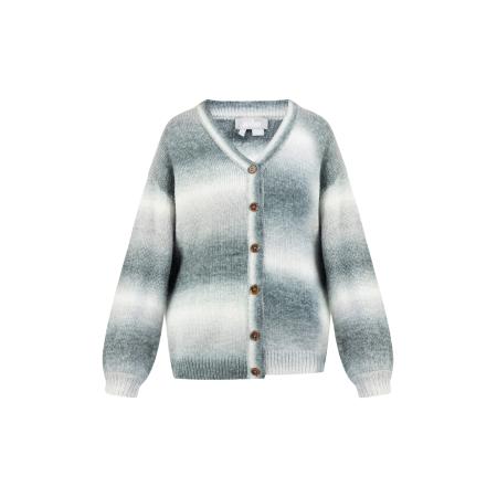 Usha Usha Gebreid vest grijs / wit