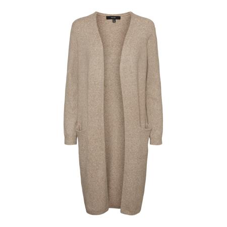 Vero Moda VERO MODA Gebreid vest VMDoffy beige gemêleerd