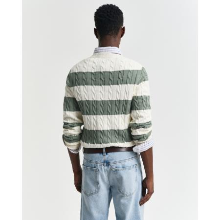 Gant GANT Trui donkergroen / natuurwit