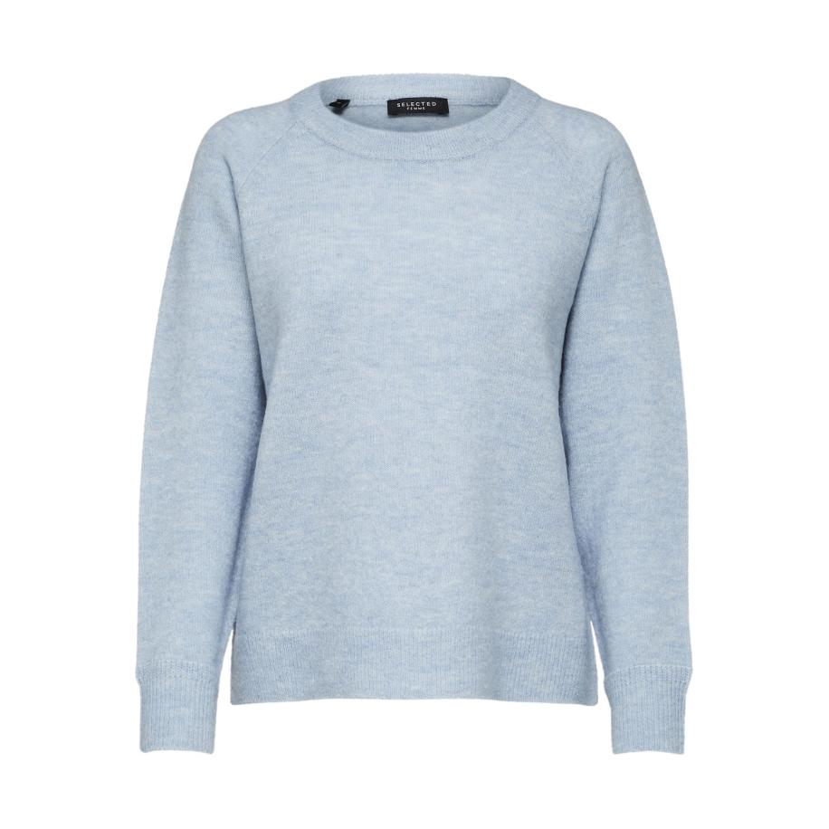 Selected SELECTED Trui FLulu pastelblauw -