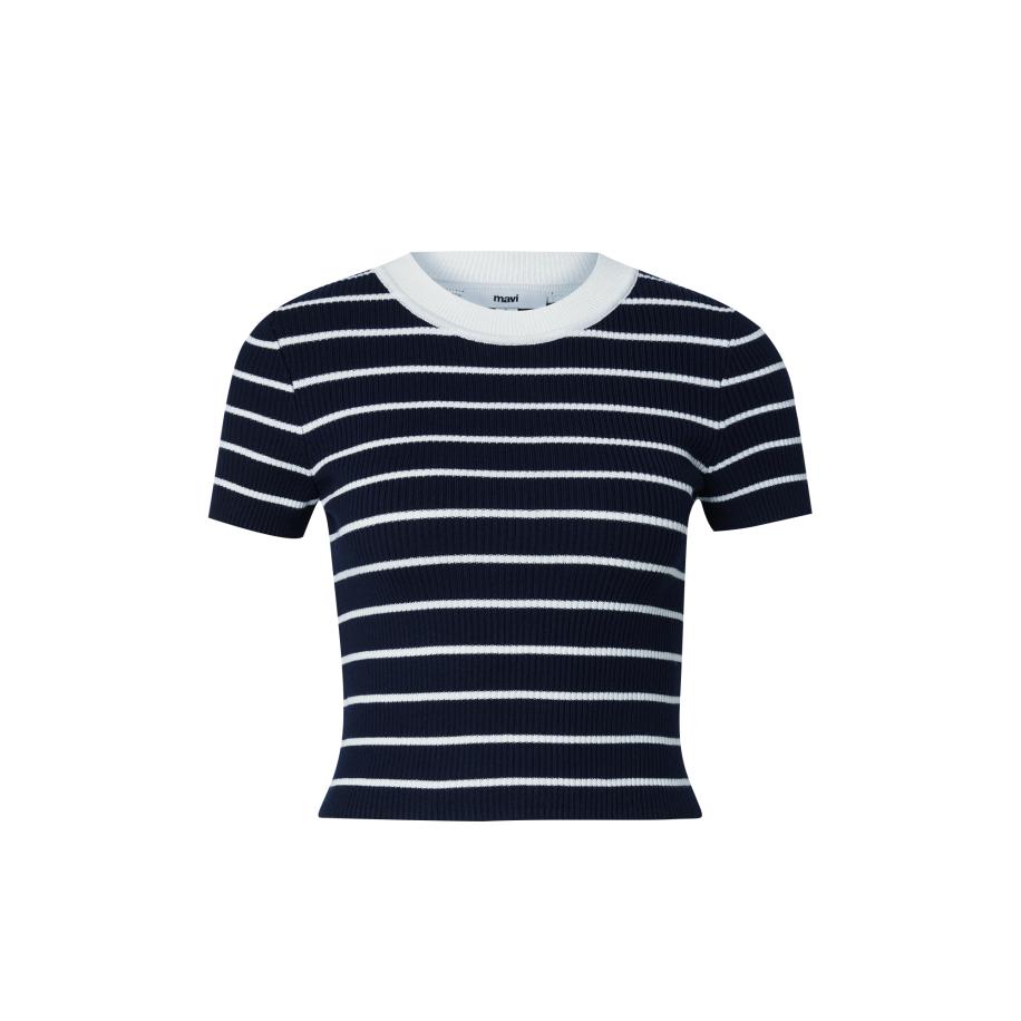 Mavi Mavi Trui zwart / wit -